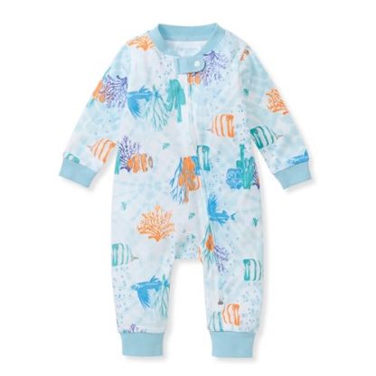Organic Cotton Footless Romper Jumpsuit for Baby Boys