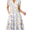 Yellow Purple Floral