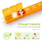 Large Monthly Pill Organizer with Moistureproof Design - Image 4