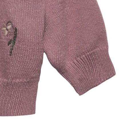 Cozy Baby Embroidered Sweater Knit Top - Image 3