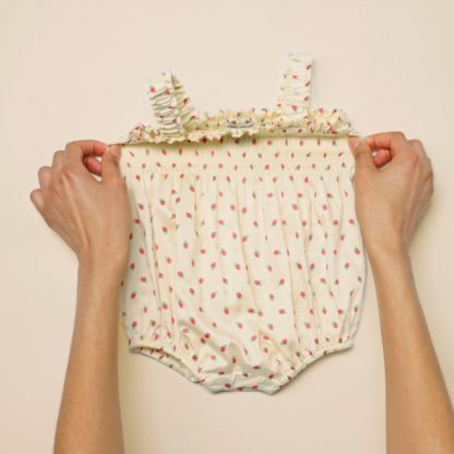 Luxurious Cotton Sateen Sleeveless Romper for Baby Girls - Image 7