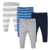 Blue White Grey Stripe