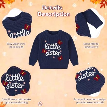 "Charming Sibling Knit Sweaters for Toddlers and Babies" - Image 5