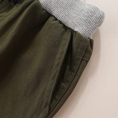 Versatile Cotton Pull-on Pants for Toddler Boys (2-Pack) - Image 6