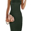 Solid Dark Army Green