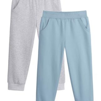 Cozy Cotton Jogger Pants for Toddler Boys - Pack of 2