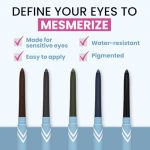 Effortless Glide Eyeliner for Mature Skin - Water-Resistant, Long-Lasting, and Non-Smudge (Wood Brown) - Image 2