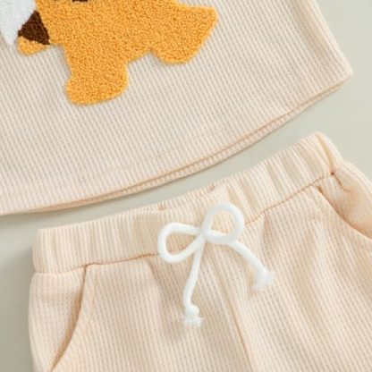 Adorable Lion-Themed Toddler Boy's Summer Clothing Set - Image 7