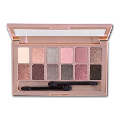Exquisite 12-Shade Eyeshadow Palette with Rose Gold Pigments - Image 2