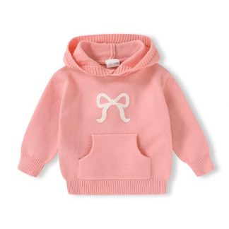 Cozy Knit Hooded Sweater for Toddlers and Babies