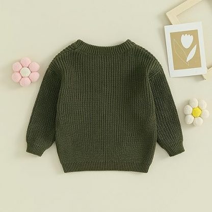 Cozy Knitted Pullover Sweater for Babies - Image 7