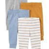 Blue/Gold/Grey Heather/White Stripe