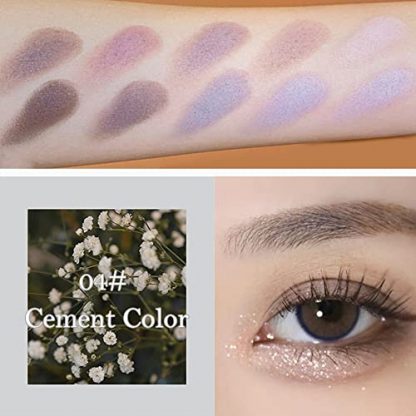 10-Color Matte Eyeshadow Palette: Cement Edition - Image 2