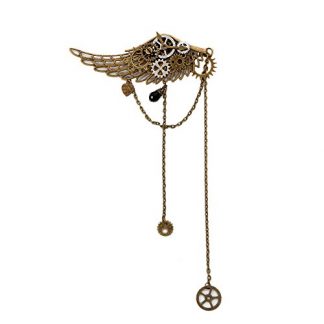 Vintage Steampunk-Inspired Hair Clip: Universal Fit, Unisex Design