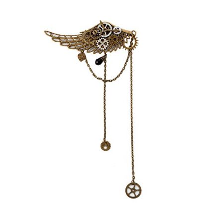 Vintage Steampunk-Inspired Hair Clip: Universal Fit, Unisex Design