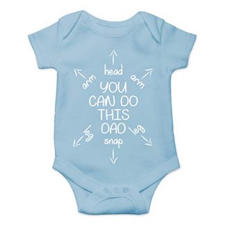 "Dad's Little Adventure" - Humorous Baby Bodysuit
