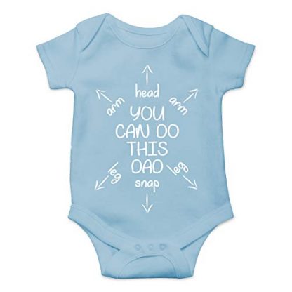 "Dad's Little Adventure" - Humorous Baby Bodysuit