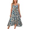 008 Navy Blue Floral