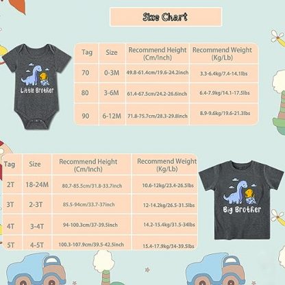 Charming Big & Little Brother Matching Outfit Set - Image 6