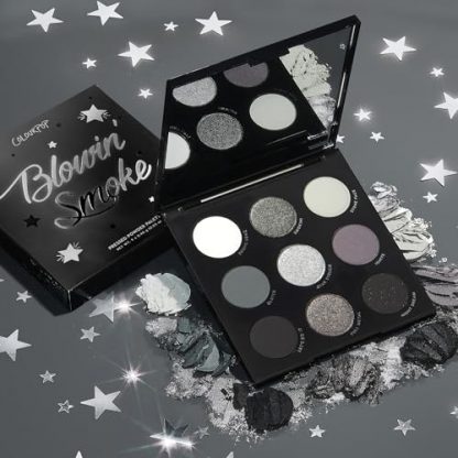 Smokey Silver Eyeshadow Palette: High-Pigment, Long-Lasting, Matte & Metallic - Image 7