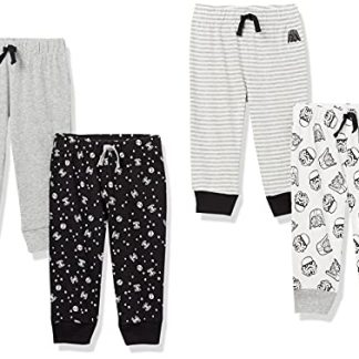 Delightful Baby Boys' Jogger Pants, Pack of 4