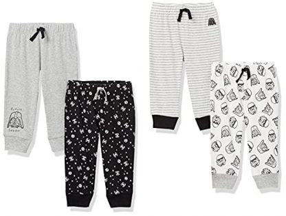 Delightful Baby Boys' Jogger Pants, Pack of 4