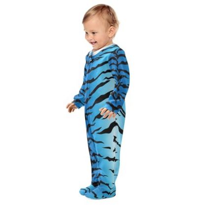 Cozy Cotton One-Piece Baby Romper with Long Sleeves and Footies - Image 4