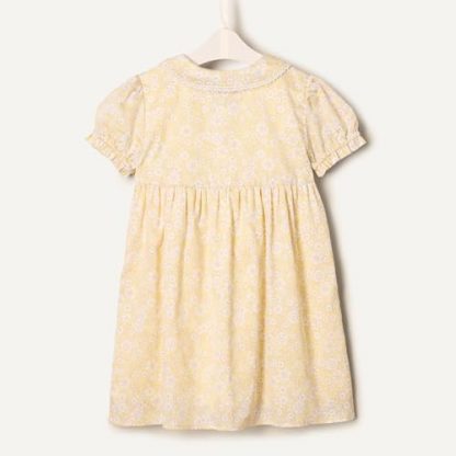 Charming Collared Dress with Ruffle Trim - Image 6