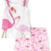 Pink Flamingo Set