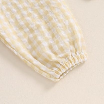 Toddler's Charming Checkered Jogger Pants - Image 6