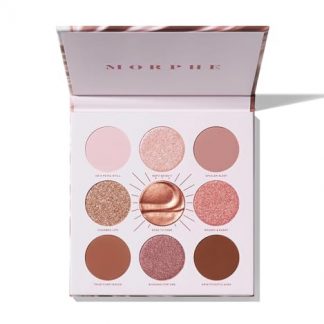 Luxurious Foiled Artistry Eye Palette - Matte, Shimmer, & Foil Finishes in Mauve & Pink