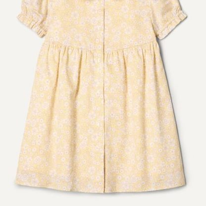 Charming Collared Dress with Ruffle Trim - Image 4