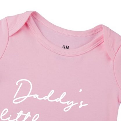 "Charming Daddy's Little Girl" Baby Bodysuit - Image 4