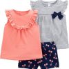 Navy Stripe/Cherry/Peach