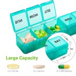 Extra Large Weekly Pill Organizer Duo Pack for Travel - Image 2