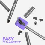 Enduring Black Waterproof Eyeliner Pencil - Sharpenable, Smudge Proof & Long-lasting - Image 3
