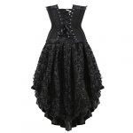 Victorian-Inspired Steampunk Corset and Skirt Set - Image 3