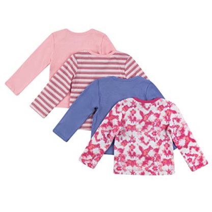 Versatile Unisex Baby Long-Sleeve T-Shirts, Pack of 4 - Image 2