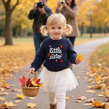 "Charming Sibling Knit Sweaters for Toddlers and Babies" - Image 3