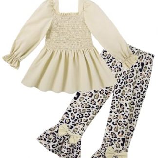 Enchanting Floral Flare Outfit for Little Girls