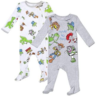 Adorable Animated Characters Baby Sleep 'N Play Coveralls (2 Pack)
