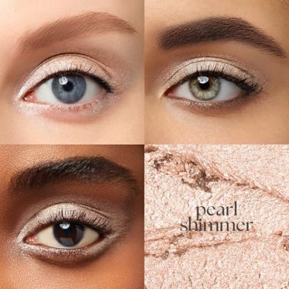 Pearl Shimmer Cream-to-Powder Eyeshadow Stick with Built-in Smudger - Image 2