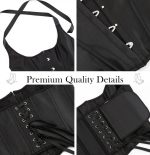 Elegant Lace Underbust Corset and Bustier for Women - Image 3