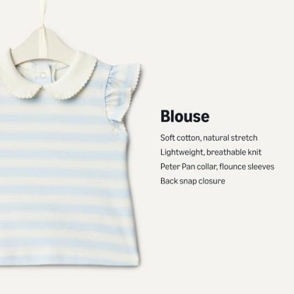 Delicate and Comfortable Toddler's Blouse, Pack of 2 - Image 2