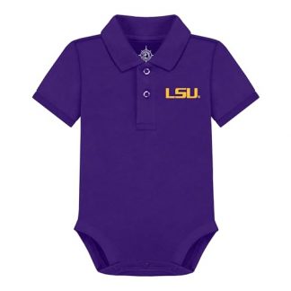 Collegiate Baby Polo Bodysuit - Multiple Colors Available