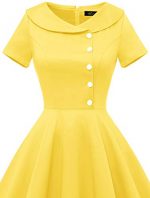 Vintage-Inspired 1950s Swing Cocktail Dress - Image 6