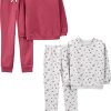 Grey Floral/Raspberry Red