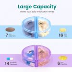 Secure Weekly Pill Organizer with Ample Storage for Daily Medication - Image 3