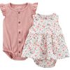 Peach/White Floral