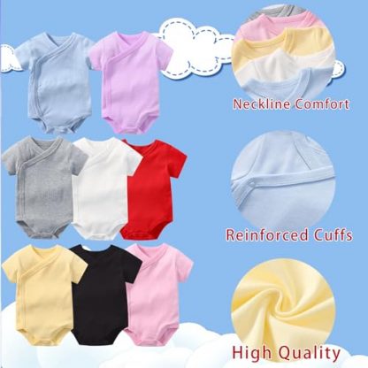 Twin Pack Personalized Newborn Outfits, Soft and Breathable Infant Clothing - Image 3